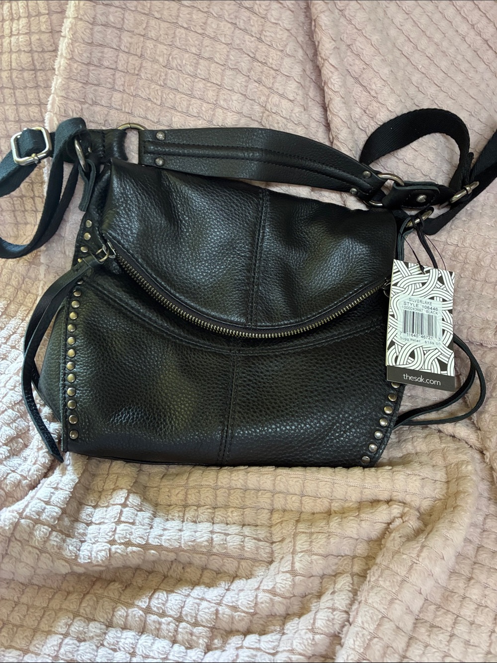 The Sak Silver Lake leather crossbody.